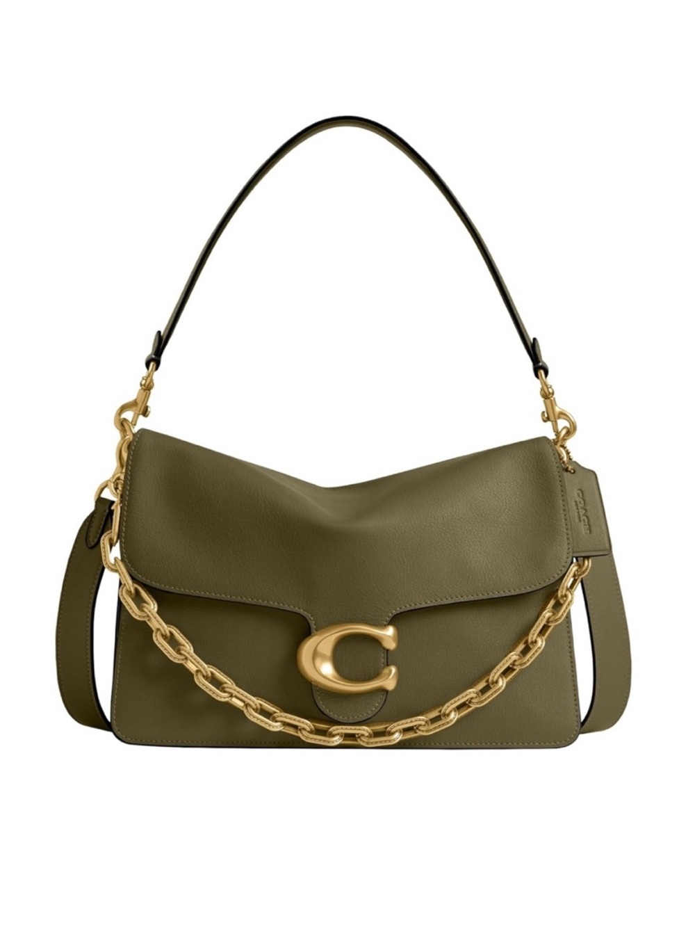 New Coach Chain Tabby Shoulder Bag 30 Olive